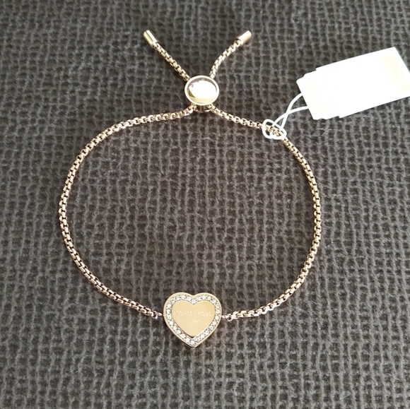 ✨️HP✨️ Michael Kors Rose🌹 Gold💛 Heritage Heart Set - NIB - Picture 11 of 15